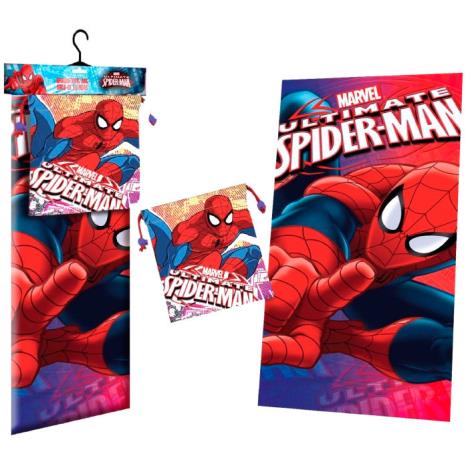 Marvel Spiderman Beach Towel & Drawstring Bag Set £7.99